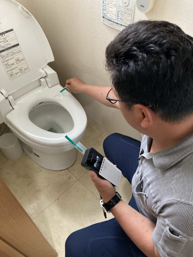 クリーニング後の確認