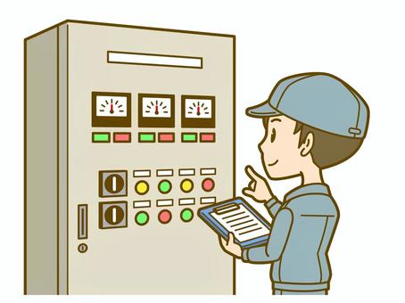 冷凍機用遠隔操作盤交換