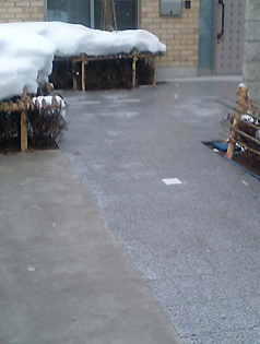 駐車場無散水融雪設備工事