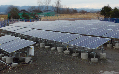 太陽光発電所施工例